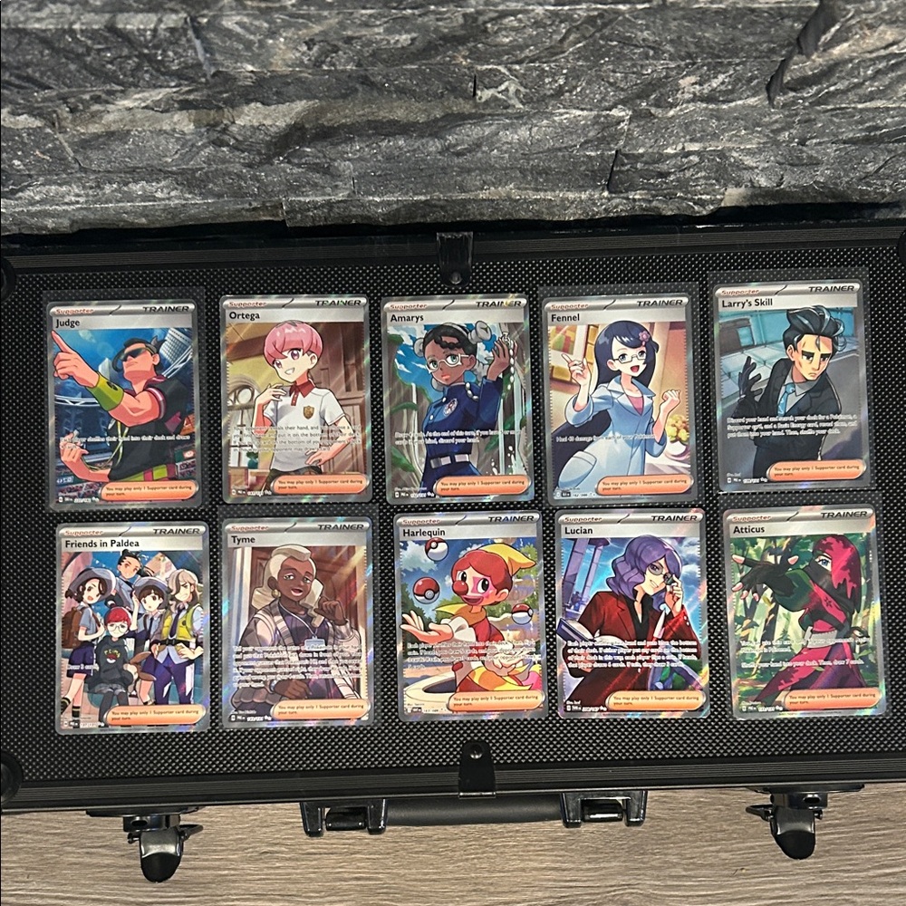 Pokemon TCG Full Art‎ Trainer Holo set of 10 Cards from Random Sets M/NM